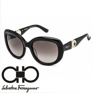 🕶️ Salvatore Ferragamo Black Sunglasses